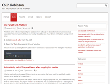 Tablet Screenshot of colinrrobinson.com